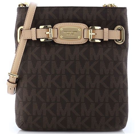 michael kors hamilton leather small crossbody|michael kors large crossbody handbags.